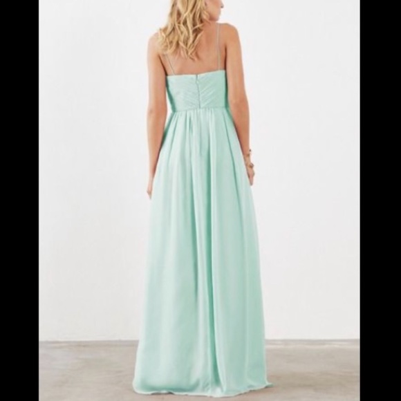 Mint, summer, bridesmaid dress - Picture 3 of 4